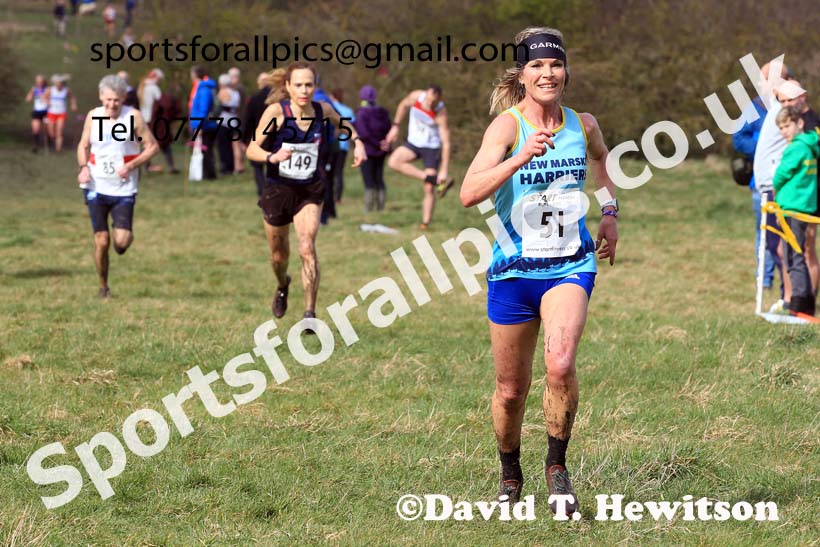 Womens and Mens 65+ in the 2023 BMAF Cross Country Champs., Wallsend. Photo: David T. Hewitson/Sports for All Pics